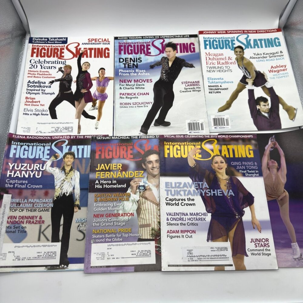 International Figure Ice Skating Magazine Lot 2014-15 Fernandez Ten Hanyu Asada